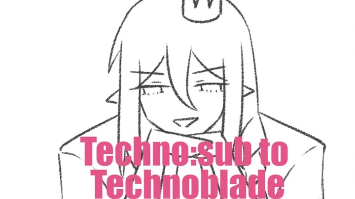 【Technoblade】The famous scene of techno in among us