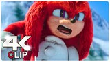 Sonic Vs Knuckles - Fight Scene | SONIC THE HEDGEHOG 2 (NEW 2022) Movie CLIP 4K