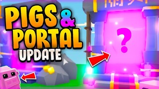 PIGS & PORTALS UPDATE* in Roblox Islands (Skyblock)