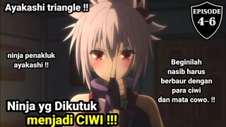 Ninja yg di kutuk menjadi ciwi !!! Alur cerita ayakashi triangle !!!