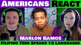 Americans React to Filipino Teen Speaking 18 Languages! @marlonramos2449