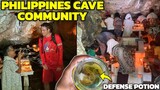 FILIPINO CAVE COMMUNITY - Defense Potions and Weaving In Samar Philippines