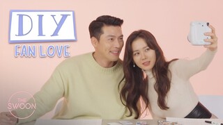 Hyun Bin and Son Ye-jin decorate calendars for fans | DIY Fan Love [ENG SUB]