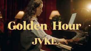 如梦幻般的歌曲，第一个小节就能击中你的心巴《Golden Hour》JVKE 钢琴版