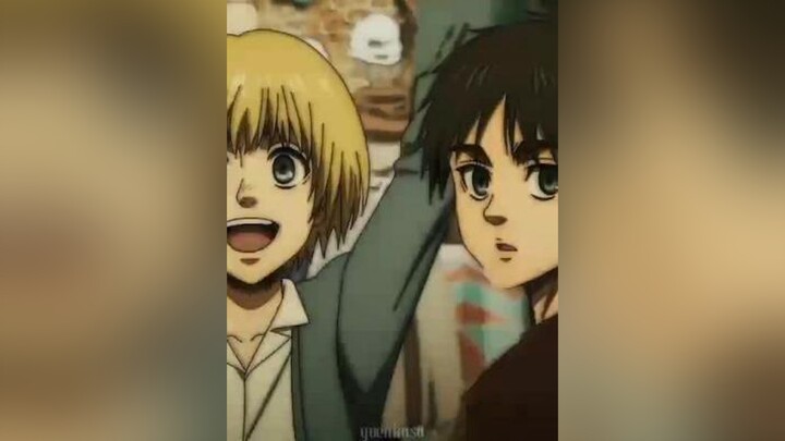 :( erenjaeger arminarlert armin eren AttackOnTitan aot fyp