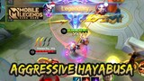 AGGRESSIVE HAYABUSA 🔥🔥🔥 | HAYABUSA GAMEPLAY #9 | MOBILE LEGENDS BANG BANG