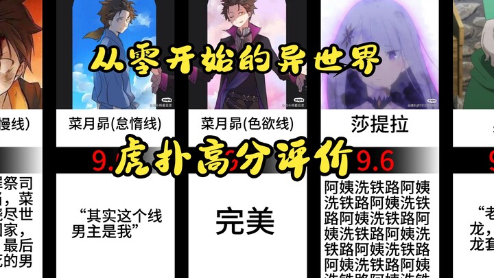 【从零开始的异世界】虎扑高分评价