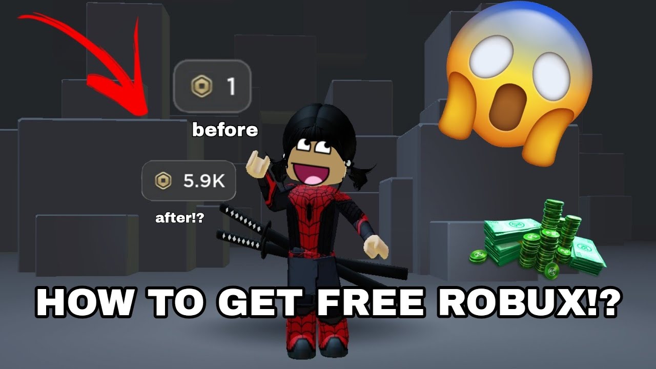 OMG GET THIS FREE ROBUX NOW! 😱😳 