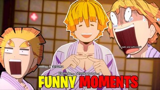 Zenitsu  Funny Moments  - Demon Slayer