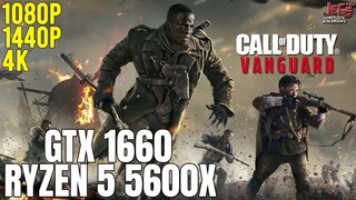 Call of Duty: Vanguard | Ryzen 5 5600x + GTX 1660 | 1080p, 1440p, 4K benchmarks!