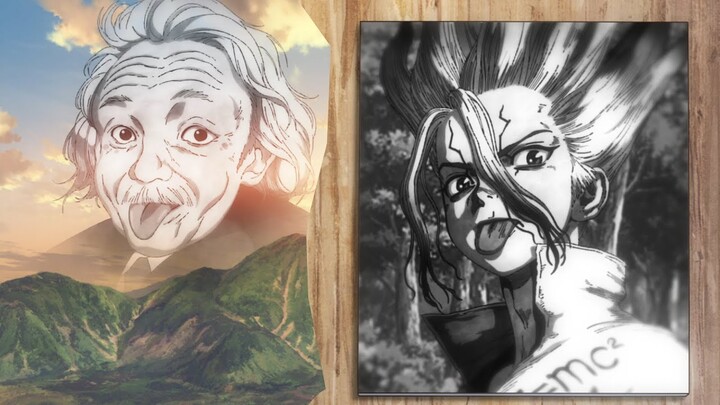 Senku The First Scientist who Imitates Albert Einstein Pose | Dr. Stone: New World