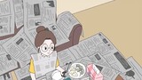 korean cartoon eating food 음식을 먹는 한국 만화