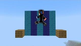 The MCPE 5 blocks jump! (not edited) #shorts