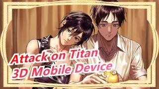 [Attack on Titan/Mashup] I Also Want To Have The 3D Mobile Device!