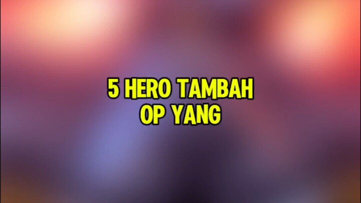 5 Hero yg wajib kalian coba usai update patch#MLBB #mobilelegends #updatemlbb