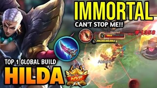 HILDA BEST BUILD 2023 | BUILD TOP 1 GLOBAL HILDA GAMEPLAY | MOBILE LEGENDS ✓