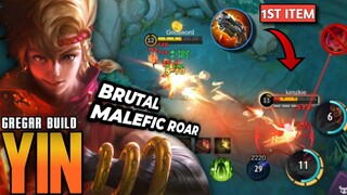 MLBB: Malefic Roar God of Destruction! | Build Top Global Yin | Yin Best Build in 2022