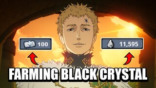 TIPS FARMING BLACK CRYSTAL TERCEPAT | Black Clover Mobile