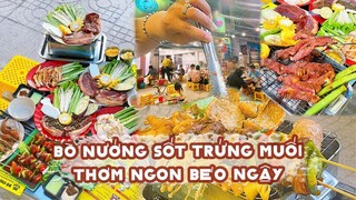 Tiệm BÒ NƯỚNG sốt trứng muối khách đông nườm nượp mỗi tối | Địa điểm ăn uống