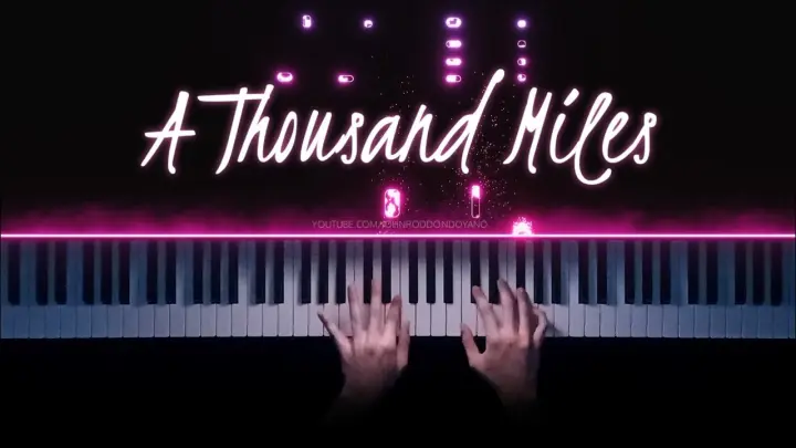 Vanessa Carlton - A Thousand Miles | Piano Cover with Violins (with Lyrics & PIANO SHEET)