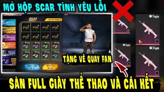 Tin Vui Free Fire: Đi săn full giày trong vòng quay giày và lỗi mở hộp scar tình yêu | Cục Tạ Lee