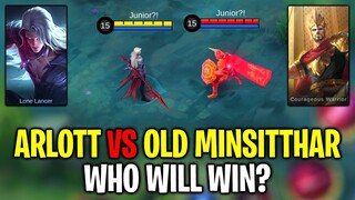 New Hero Arlott Vs Old Minsitthar - MLBB