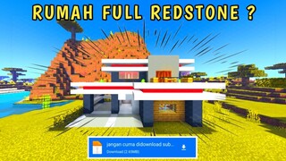 RUMAH KECIL INI DALEMNYA FULL REDSTONE? - Map Showcase Minecraft #9