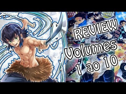 Review Demon Slayer ( Kimetsu no Yaiba ) Vol 1 ao 10 PT-BR