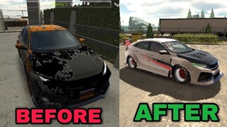 funny🤣rebuilding abandoned honda civic fc car parking multiplayer roleplay new update v4.8.3