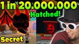 I Hatched Sinister Egg and Costume Egg and Got SECRET PET! Roblox Bubblegum Simulator