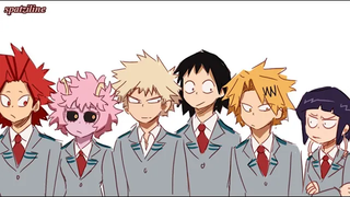 Bakusquad และ Deku shenanigans My Hero Academia Comics