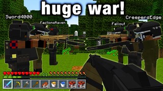 we ATTACKED this Minecraft Base... and it ENDED in a WAR!