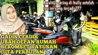 GADIS CERDIK!!! UBAH DEPAN RUMAH BEROMSET RATUSAN JUTA PERBULAN KEDAI REUMBAY - IDE BISNIS IDE USAHA