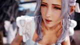 The most rushing fantasy Alice's latest transparent lace white dress is cute and sexy