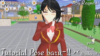 Tutorial pose baru selfie (part2) | sakura school simulator | By request