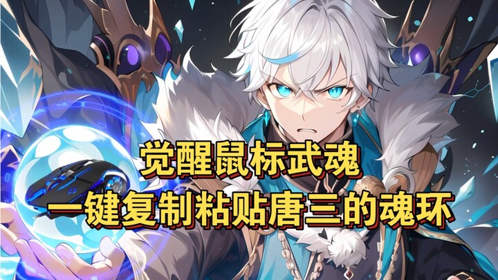 我穿越斗罗觉醒鼠标武魂，可以一键复制粘贴唐三的魂环。书（小鼠斗罗）qq阅读看后续