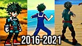 My Hero Academia Games Evolution 2016-2021