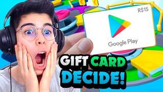 GIFT CARDS DECIDEM A COR NO STUMBLE GUYS!