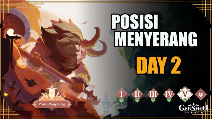 Posisi Menyerang Day 2 | Simulasi Peningkatan Keamanan Bersama  【Genshin Impact】