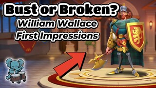 William Wallace is NOT a Must-Max | New Infantry Commander First Impressions [Rise of Kingdoms]