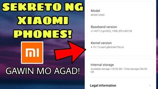 NAKATAGONG SEKRETO SA MGA NAKA XIAOMI PHONES NA DAPAT MONG MALAMAN!