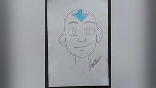 ig: fenixkun_ avatar aang manga anime dbz dibujo art