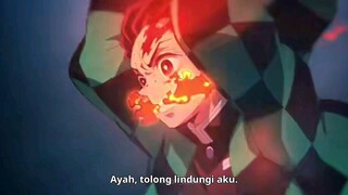 komado tanjiro melawan iblis