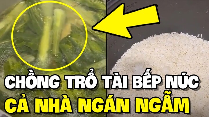 Chồng vào bếp nấu ăn và cái kết khiến cả nhà khóc không ra nước mắt | TIN GIẢI TRÍ