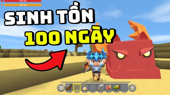 PHÁ ĐẢO SA MẠC TRONG 1 NGÀY | SINH TỒN MINI WORLD | SINH TỒN 100 NGÀY TẬP 5