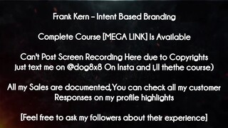 Frank Kern  course - Intent Based Branding download