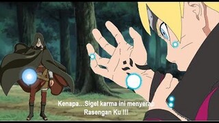 Segel Karma Boruto Aktif -  Pertemuan Pertama kashin Koji dan Boruto pada Arc baru Boruto