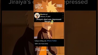 jiraiya's dead made Naruto depressed 😭 #shorts #narutoshippuden #anime