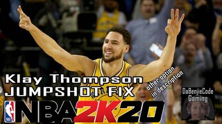 Klay Thompson Jumpshot Fix NBA2K20