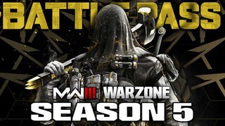 Everything In The Season 5 Battle Pass / Blackcell (Modern Warfare 3 & Warzone)